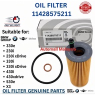BMW OIL FILTER 11428575211 for B48 ENGINE F10 F15 F20 F25 F30 F34 G30 G20 320i 320D 520D 530i X3 X5
