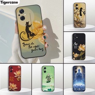 Oppo Reno 8 / Reno8 5G / Reno8z case with calligraphy image of peace, peace, parents, luck