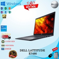 Dell Lattitude 7490 Intel Core i5-8th Gen 8GB Ram 256GB SSD