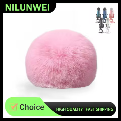 Blue Yeti Windscreen /, suitable for blue Yeti microphone, microphone foam cover with plush windshie