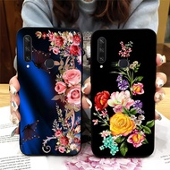 Huawei y6p / huawei y6p 2020 case with super beautiful peony print
