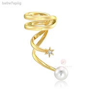 ✠star jewelry Girl Japanese personality 10K pearl meteor ear clip / earrings / earrings Japan purcha