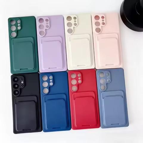 Candy Color Wallet Card Holder Phone Case For Huawei Honor X5B X5C X6A X6B X6C X7 X7A X7C X7D X8A X8