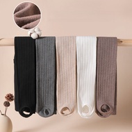 Children's autumn and winter fleece-lined tights girls' cable knit brushed leggings outerwear girls'