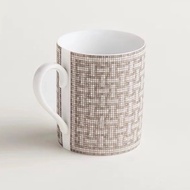 Hermes 銀色馬賽克水杯 咖啡杯 mug
