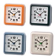 SEIKO นาฬิกาปลุก ALARM CLOCK รุ่น QHE908,QHE908E,QHE908K,QHE908L,QHE908W E/ขอบส้ม One