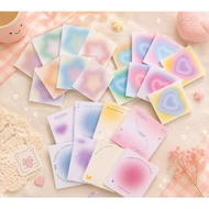 Colorful Style Glueless Note Paper 8x8 (24 sheets_ 8 designs)