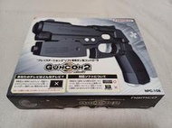 【PS2】收藏出清 SONY 硬體周邊 namco 光線槍 GUNCON 2 正版 日版 盒裝 現況品 請詳閱說明 B