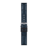 TISSOT OFFICIAL BLUE LEATHER AND RUBBER PARTS STRAP LUGS 22 MM (T852046765)