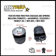 VOLVO FMX FM4 FH4 CHASSIS AIR SPRING BELLOW (TURKEY) – 6630NP02 /21321515 / 781857-2C / 1R11-851 / 1