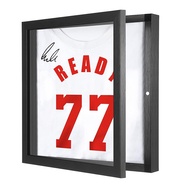 [ Store] ExclusiveDisplay Frame for T Shirts 13" X 13" Black Imitation Wood Acrylic Frame with 98% U