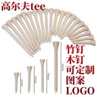 Golf Accessories Bamboo Wood golf tee golf T Seat Ball Drag golf tee golf tee golf Ending Supplies