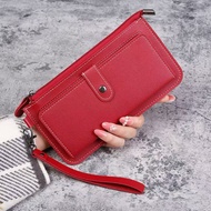 105B Women Wallets Simple Zipper Purses Long Wallet Credit Card Holder Long Wallet Woman