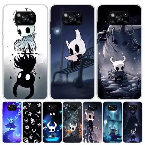 Hollow Knight Cartoon Case Phone Cover for Xiaomi Redmi Note 10 9 9S 8 8T 7 5 Pro Mi 12T 11T 10T 9T 