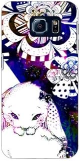 SECOND SKIN kion"Modello_5/Rabbit/Pink & Blue" / for Galaxy S6 SC-05G/docomo DSC05G-ABWH-193-K523