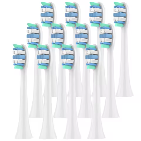 4/8/12/20 Pcs Compatible with Philips Sonicare Electric Toothbrush Replacement Brush Heads Refills f