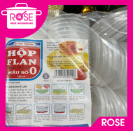 Hũ bánh flan Vĩnh Trường số 0 125ml ( 50 hủ ) - Hủ làm bánh flan Caramen có nắp CAO CẤP chịu nhiệt a