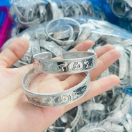 Luang Pu Thuat Bangle Aluminum Material (100 Rings)