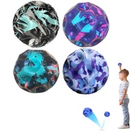 4 Pack Moon Space Ball, Jump Galaxy Ball, Super High Jumping Bouncy Ball for Kids, Improve Hand-Eye