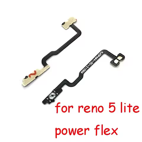 10pcs Power On Off Button Key Flex Cable For OPPO Reno 5 Lite A9 2020 A52 A53 A72 A73 A12 A15 A31 F9