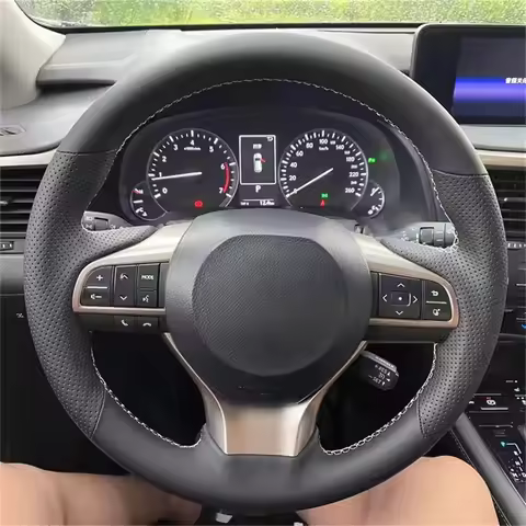 Comfortable Microfiber Leather Car Steering Wheel Cover For Lexus ES200 ES250 ES300h 2015-2018 GS200