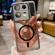Casing For Motorola Moto G86 Power G56 G100 Pro G66J G66Y G75 With Magnetic Sticker Camera Lens Anti