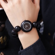 Submerged Ebony Bracelet Beads Watch