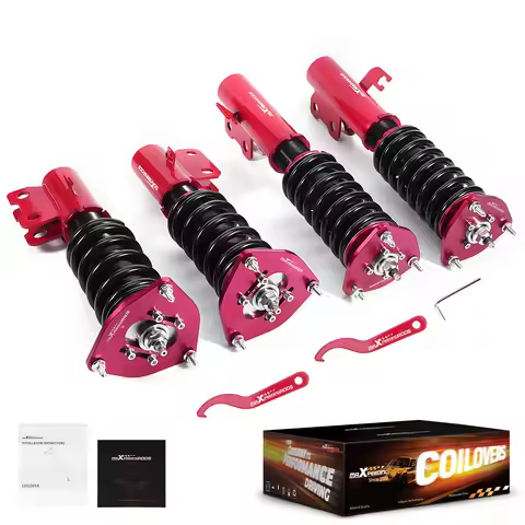 24 Way Damper Coilovers Coil Springs Shocks Kit For Subaru Impreza WRX GC8 93-01