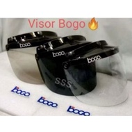 STOCK‼️VISOR HELMET TINTED TOPI CLEAR SMOKE DARK GELAP MS88 SGV APOLLO BOGO COVER JERNIH BLACK KURA 