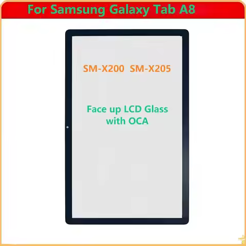A+ For Samsung Galaxy Tab A8 10.5" SM-X200 SM-X205 X200 X205 Touch Screen Panel Tablet Front Outer L