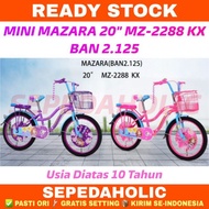Sepeda Anak Remaja Perempuan Mini MAZARA 20 Inch 2288 KX Keranjang