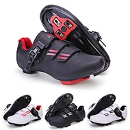 Men's Mountain Bike Shoes Riding Speed Sneakers Flats Road Riding Boots Clips Pedals Spd Mountain Bike Sneakers Women's Racing