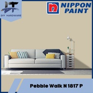 1L / 5L Nippon Paint Pebble Walk N 1817 P For Interior Wall Paint（Satin Glo / Easywash / Super Matex