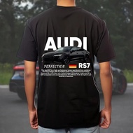 Audi RS7 T-Shirt German Sports Car Graphic Gifts For Enthusiasts RS7 Streetwear Cotton