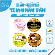 100 PAPER DECAL stamps, pre-cut - Small Fish printing - sticker printing, stickers