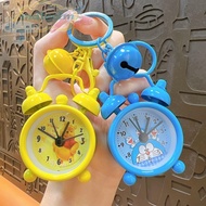 MALCOLM Anime Alarm Clock Key Chain, Cartoon Trinket Alarm Clock Cartoon KeyChain, Key Chain Alarm Clock Ins Mini Mini Alarm Clock Key Pendant Key Ring Accessories