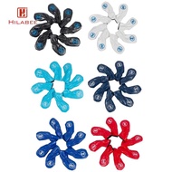 HILABEE 8 Pieces Golf Iron Club Head Covers Embroidery PU Golf Wedge Covers Set with Number Golfer G