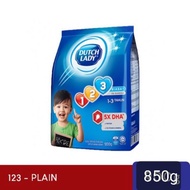 Dutch Lady 123 Plain Formulated Milk Powder 850g