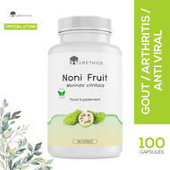 Naturethics Noni Fruit Capsules Non GMO Herbal Food Supplement Healthy Organic Rich in Ascorbic Acid