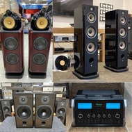 高價收購 二手音響 唱片幾 喇叭 歐美喇叭 前級 后級 膽機 CD機 解碼機 功放 Dynaudio 丹拿、Focal勁浪、Elac 意力、Dali 達尼、Tannoy 天朗、麥景圖、B&W 等等