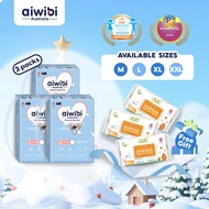 (3 Pack) Aiwibi Comfy Dry Premium diaper pants, Breathable Diaper pants, Ultra-thin, Soft diapers M/