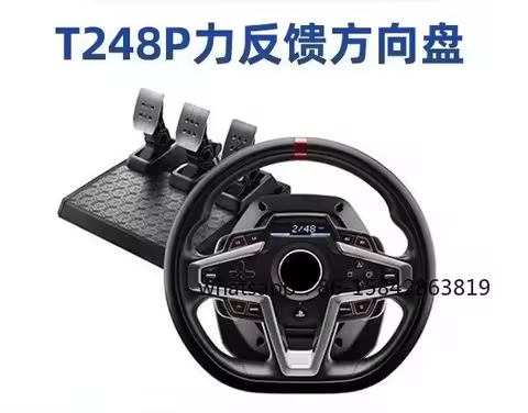 Game Steering Wheel PS5/PS4/PC Racing Emulator Peripherals, Car Driver Driving
