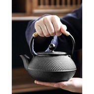 Chinese-Style Cast Iron Kettle Stove Tea Cooking Iron Pot Outdoor Kettle Tea Brewing Pot Iowl