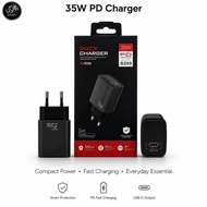 Myroots Adaptor Charger Voltix 35W Super Fast Charging Type-C Premium ~ IONACC