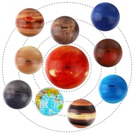 10PCS Educational Toys Planet Elastic Ball Planet Shape Ball Solar System Ball/Solar System Planet B