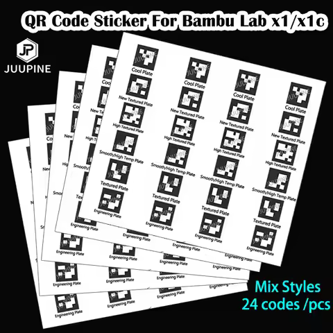 For Bambulab X1 Carbon QR Code For Bambu Lab X 1 Carbon Build Plate QR CODE For Bambulab X1 Sticker