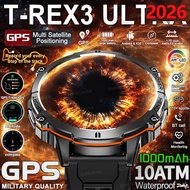 For XIAO I 2026 New T-Rex3 1000mAh Battery Sports Men SmartWatch 1.73" AMOLED Screen 10ATM Waterproo