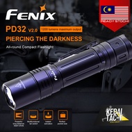 FENIX PD32 V2.0 - OSRAM KW CSLPM1.TG LED 1200L Flashlight - ORIGINAL - Ready Stock in MALAYSIA from 