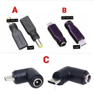 USB Type C to Jack DC 5.5x2.1mm converter Adapter or reverse travel adapter universal