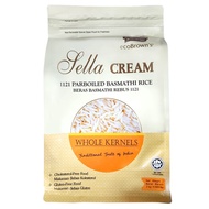 ECOBROWN'S Sella Cream 1121 Parboiled Basmathi Rice | Beras Basmathi Rebus 1121 2Kg